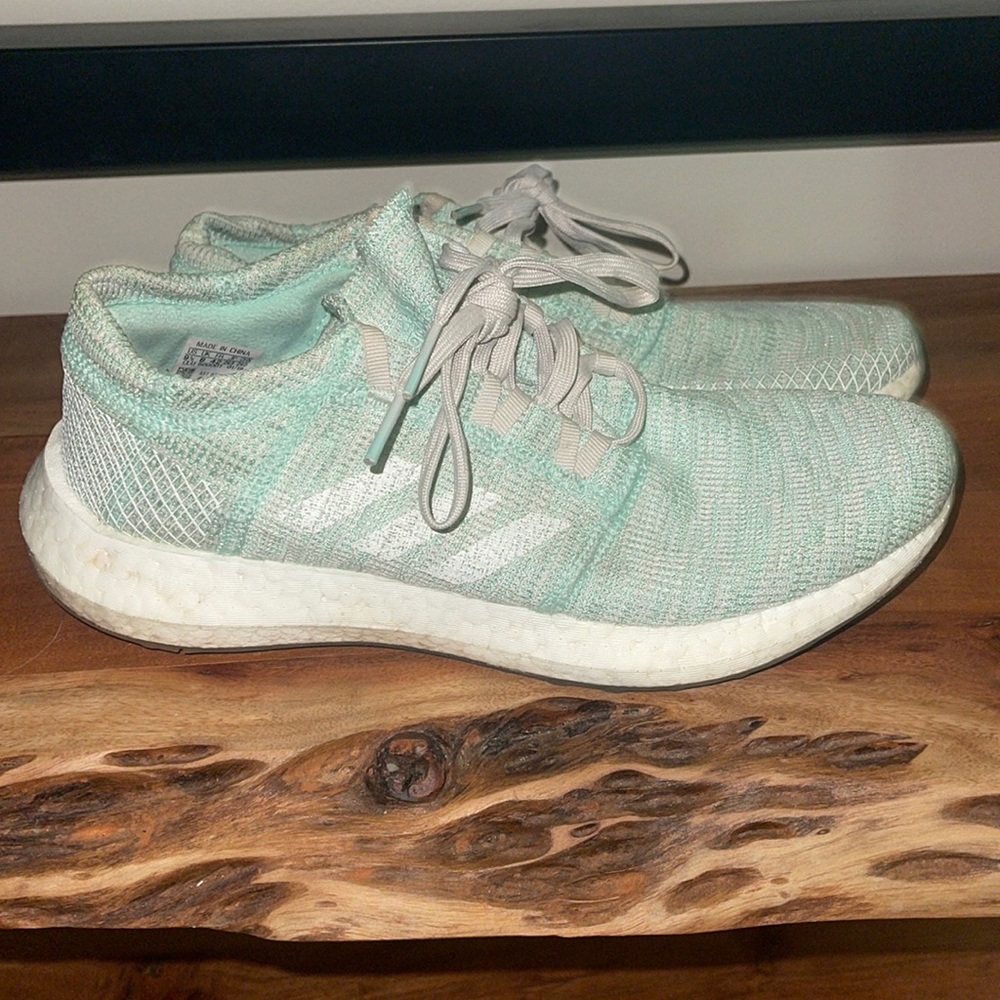 Adidas Teal Boost Athletic Shoes